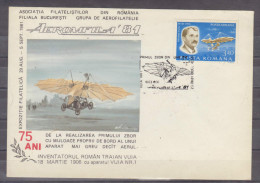 1981 - TRAIAN VUIA   Oblitération Spéciale - Storia Postale