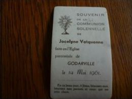 Souvenir Communion J Votquenne Godarville 1961 - Kommunion Und Konfirmazion