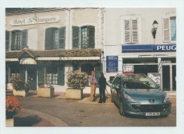 Cloye-sur-le-Loir (28) : Garage Cassonet Et L'Hôtel Restaurant Saint-Jacques En 2007 (animé) GF - Cloyes-sur-le-Loir