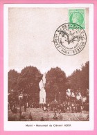 D31 MURET.CINQUANTENAIRE MONUMENT CLEMENT ADER 1947.CACHET EXPOSITION DES AILES BRISEES - Altri & Non Classificati