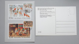 Finnland 916/7 Yt 880/1 Sc 673/4 Fa 918/9 Maximumkarte MK/CM, ESST, Weihnachten 1982 - Cartes-maximum (CM)