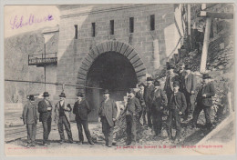 VS BRIGUE 1906-VII-21 Brig Portail Du Tunnel Groupe D'Ingénieurs Photo Orell Füssli - Brigue-Glis 