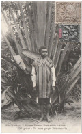 MADAGASCAR - 1910 - MIXTE Avec GROUPE Sur CARTE De TANANARIVE Pour ST DENIS - Storia Postale