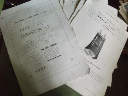 Catalogue Ancien Machines à Travailler Le Bois Et Sabots 1923 Guilliet Fils à Auxerre Yonne Rare - Bourgogne