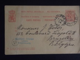 Luxembourg Entier Postal De Luxembourgville - Entiers Postaux