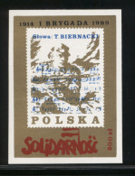 POLAND SOLIDARITY POCZTA SOLIDARNOSC 1914-1989 HYMN WW1 1ST BRIGADE POLISH LEGIONS MS MUSIC ARMY SOLDIER MILITARIA - Prima Guerra Mondiale