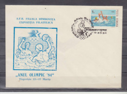 Plic Cu Stampila Speciala Anul Olimpic 1984 - Lettres & Documents