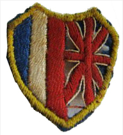 Ecusson Calot Mission Militaire De Liaison Franco Britannique - 1940 - Polizei