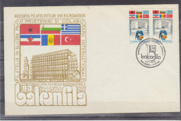 1983 - Plic Cu Stampila Speciala  ZIUA MARCII POSTALE  Expo Balcanfila - Lettres & Documents