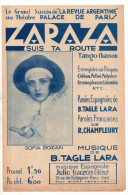 Zaraza, Suis Ta Route, Tagle Lara, Chamfleury, Sofia Bozan, Tango, Partition Chant - Vocals