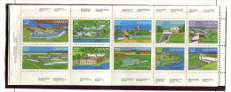 Canada **    C828 - - Forts à Travers Le Canada  - Bde   Du Carnet - Pagine Del Libretto