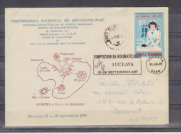 Plic Cu Stampila Speciala  SIMPOZION DE REUMATOLOGIE 1987 - Lettres & Documents