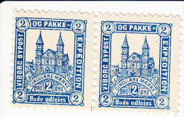 Denemarken Lokale Post Viborg DAKA-cataloog Nr.16 In Paar 10.00DKK - Ortsausgaben