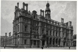 Postcard Leeds Main Post Office City Square 1900 Victorian Yorkshire GPO Repro - Leeds