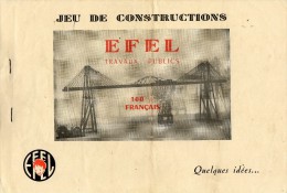 CATALOGUE -  JEU  DE  CONSTRUCTIONS  EFEL - Travaux Publics  (style Meccano)  RARE ... - Juegos De Sociedad