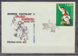 Plic Cu Stampila Speciala  Expo Filatelica Calusarul Roman 1983 - Lettres & Documents