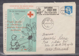 Plic Cu Stampila Speciala  Saptamina Crucii Rosii 1983 - Lettres & Documents