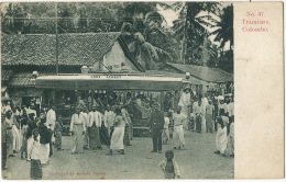 No 37 Tramcars Colombo York Street  Tram Tramway Edit Andrée - Sri Lanka (Ceylon)