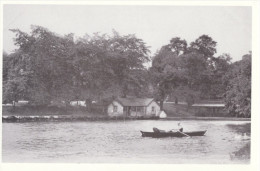 Postcard Waterloo Boating Lake Roundhay Park Leeds Yorkshire Repro - Leeds