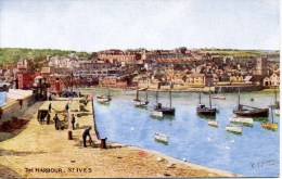 SALMON ART CARD - HOWARD - 4172 - THE HARBOUR, ST IVES - St.Ives