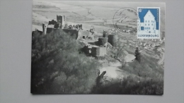 Luxemburg 1058 Yt 1008 Maximumkarte MK/MC, ESST, Burg Burscheid - Cartes Maximum