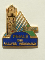 PIN´S   ARRAS - FINALE DES RALLYES REGIONAUX 92 - Rally