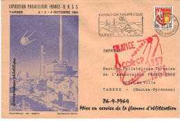 Enveloppe Exposition Philathélique France URSS. Tarbes - Other & Unclassified