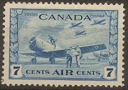 CANADA 1942 7c Air Training Camp SG 400 HM #BZ84 - Airmail