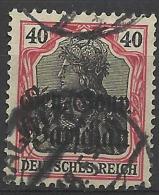 POLAND, German Occupation - 1916 40pf Overprint. Scott N15. Used - Bezetting