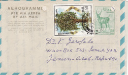 SOMALIA  /   YEMEN  -  Aerogramma + Commemorativo - Somalia (1960-...)