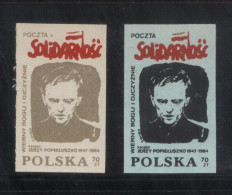 POLAND SOLIDARNOSC SOLIDARITY FAITHFUL TO GOD & COUNTRY SAINT JERZY POPIELUSZKO CHRISTIANITY RELIGION PRIEST MARTYR - Vignettes Solidarnosc