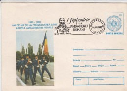 ROMANIAN GEANDARMERIE ANNIVERSARY, COVER STATIONERY, ENTIER POSTAL, 1993, ROMANIA - Politie En Rijkswacht