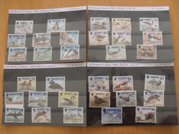 COLLECTION COMPLETE JERSEY OISEAUX 1997/199  32 TIMBRES DIFFERENTS - Collezioni & Lotti