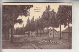 B 3580 BERINGEN - BEVERLOO, Infanterieschuppen, Deutsche Feldpost 1916 - Beringen