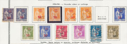 FRANKREICH France 1934-1941 Type Peace Paix Frieden OPT-s Small Specialized Lot Of Various Types & Color Shades */o - Autres & Non Classés