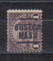 USA Precancels  Boston , Mass , On  1 Dollar Value - Preobliterati