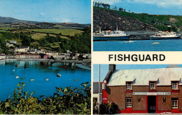 Royaume-Uni - Pays De Galles - Pembrokeshire - Bateaux - Fishguard - Multivues - Semi Moderne Petit Format - état - Pembrokeshire