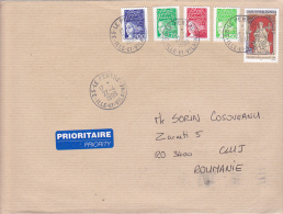 LE PERTRE, ILLE ET VILAINE, RICHARD COEUR DE LION STAMP ON COVER, 1999, FRANCE - Briefe U. Dokumente