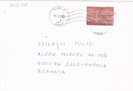 HAMINA, MUSIC STAMP ON COVER, 2008, FINLAND - Covers & Documents