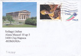 MUSEUM SAN GENNARO, STAMP ON COVER, 2012, ITALY - 2011-20: Afgestempeld