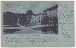 Germany - Bad Pyrmont - Kaiserplatz Mit Kriegerdenkmal - Bad Pyrmont