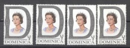 Dominica 1969 Queens X 4, MNH G.382 - Dominica (1978-...)