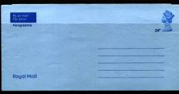 GREAT BRITAIN - 1982 24 P.  AEROGRAMME  MINT - Material Postal