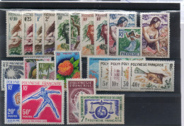 LOT 620  - POLYNESIE LOT Avec Charnières Du N° 1 Au 5 Et N° 17 Au 25 - Cote 207.20 € - Unused Stamps
