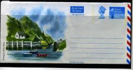 GREAT BRITAIN - 1989  LANDSCAPE OF BRITAIN  COASTLINE  AEROGRAMME  MINT - Interi Postali