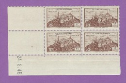 COLONIES FRANCAISES FEZZAN TIMBRE N° 30 NEUF SANS CHARNIERE FORT DE SEBHA COIN DATE 24.08.1946 - Unused Stamps