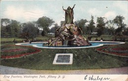 King Fountain Washington Park Albany New York 1907 - Albany