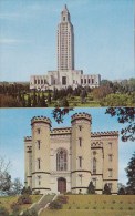 The Old And The New Louisiana State Capitol Buildings At Baton Rouge Louisiana - Frankfort