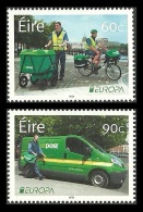 IRELAND 2013 EUROPA POSTAL VEHICLES CYCLING CARS SET MNH - Unused Stamps