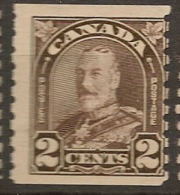 CANADA 1930 2c KGV Coil SG 308 UNHM #BZ52 - Markenrollen